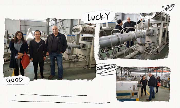 USA Customer Visited Soya Protein Processing Line